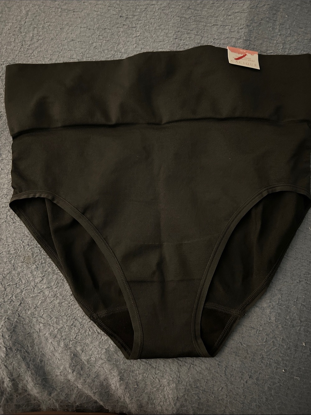 Cacique Black High-Waist Brief